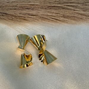 gold-plated-unique-twisted-shape-stud-earrings