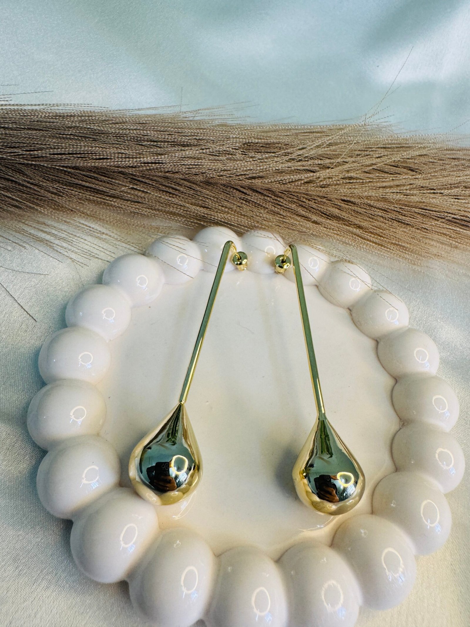 gold-toned Rainula earrings. - Image 2