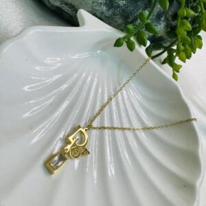 18k-gold-plated-christian-dior-logo-pendant-chain-with-a-rectangular-crystal-charm