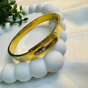 18-k-gold-plated-stainless-steel-bangle-bracelet-with-three-floating-cubic-zirconia-stones-anti-tarnish-finish